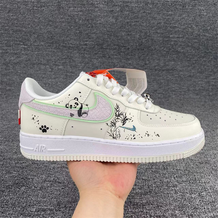 Women's Air Force 1 Cream Shoes Top 0265